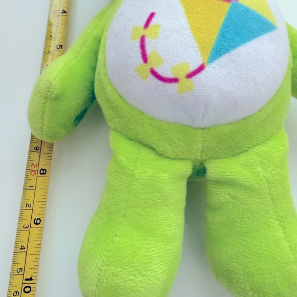 10” Colorful Care Bear Plush Bear Set - Purple, Green, Pink, Yellow - Picture 7 of 13